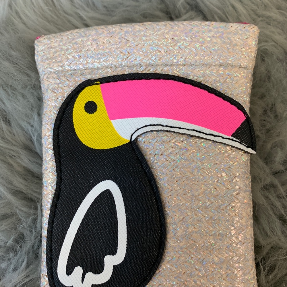 Toucan Glasses Case & Coin Pouch Set NWT - Picture 5 of 8